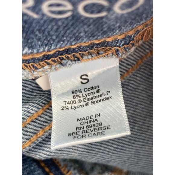 LOGO by Lori Goldstein Regular Pull On Ankle Length Denim Pants Size Small Blue - Picture 7 of 8